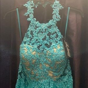 LaFemme Sleeveless Prom Dress